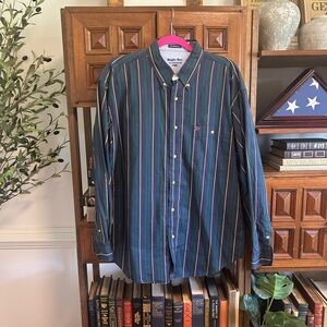 Bugle Boy No Wrinkle Plaid Shirt